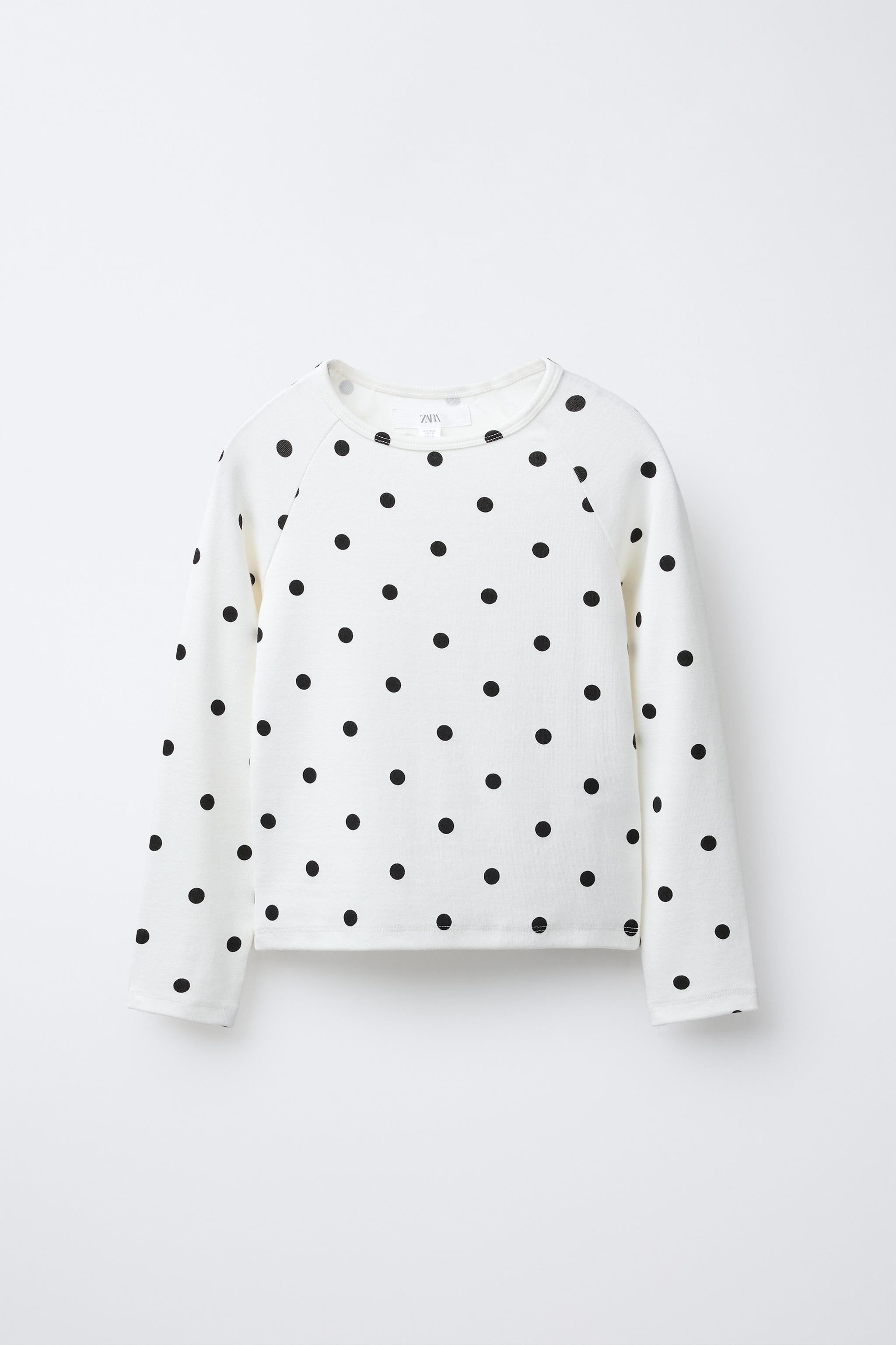 T-SHIRT À POIS AVEC MODAL